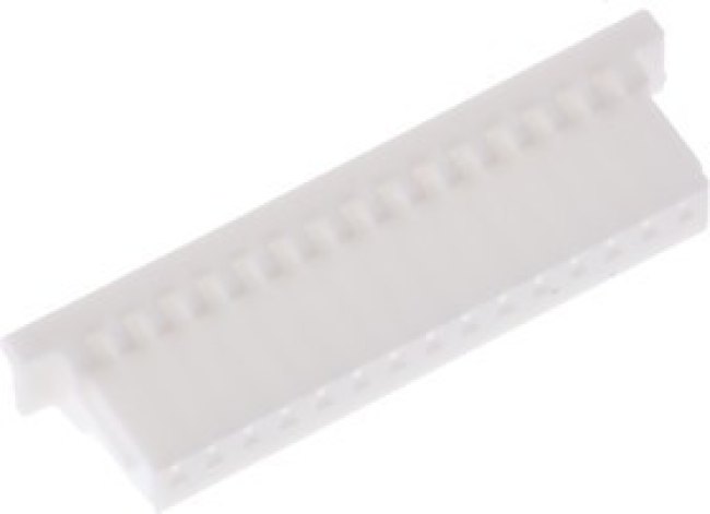 SHR-15V-S-B (LF)(SN), SH Female Connector Housing, 1mm Pitch, 15 Way, 1 Row SHR-15V-S-B (LF)(SN), SH Female Connector Housing, 1mm Pitch, 15 Way, 1 Row