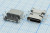 Гнездо USB 3.1, Тип C, 12 прямых и 12 угловых контактов; №14554 гн USB \C 3,1\24P4C\плат\ \\USB3,1TYPE-C 24PF-005