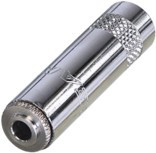 NYS240L, Phone Connectors 1/8 STROCBL JK 3.5MM MAX CBL OD 6MM REAN