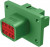 AT04-08PC-L012, 8 POSITION RECEPTACLE FLANGE MOUNT CONNECTOR, PIN, GREEN, KEYED C 98AC8293 AT04-08PC-L012, 8 POSITION RECEPTACLE FLANGE MOUNT CONNECTOR, PIN, GREEN, KEYED C 98AC8293
