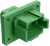 AT04-08PC-L012, 8 POSITION RECEPTACLE FLANGE MOUNT CONNECTOR, PIN, GREEN, KEYED C 98AC8293 AT04-08PC-L012, 8 POSITION RECEPTACLE FLANGE MOUNT CONNECTOR, PIN, GREEN, KEYED C 98AC8293