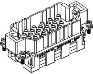 T2050462101-000, Heavy Duty Power Connectors HEE-046-M