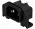 GSP1.9113.1, Разъем: питания AC, гнездо, "папа", 10А, 250ВAC, IEC 60320, C14 (E)