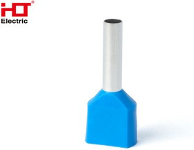 084-04-59, Наконечник штыревой втулочный изолированный (двойной) Ншви(2) 2512 синий (уп./100 шт) HLT