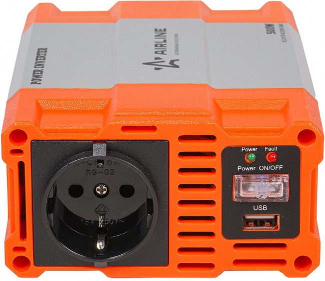 Инвертор 12В-220В, 500 Вт API-400-03 Инвертор 12В-220В, 500 Вт API-400-03