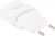 Блок питания (сетевой адаптер) HOCO C12 с 2 USB портами 2,4 A с microUSB кабелем белый