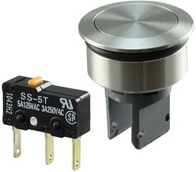 1241.6699.1120000, Pushbutton Switches 5 A @125VAC Snap-In 2.0mm