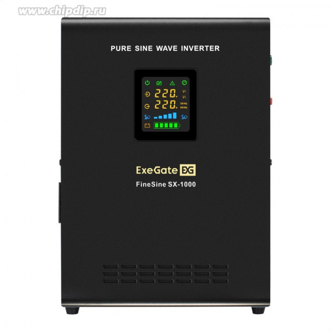 EX296549RUS, Комплект ИБП EX295997RUS + батарея 65Aч EX282982RUS 1шт (инвертор, синус, для котла, настенный) ExeGate FineSine SX-1000.LCD.AV EX296549RUS, Комплект ИБП EX295997RUS + батарея 65Aч EX282982RUS 1шт (инвертор, синус, для котла, настенный) ExeGate FineSine SX-1000.LCD.AV