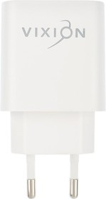 Блок питания (сетевой адаптер) VIXION L16 1xUSB 3A, 1-Type-C Power Delivery 20W (белый)