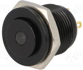 V16-10S-12Y-B, Переключатель: антивандальный, Пол: 2, SPST-NO, 2A/36ВDC, IP65