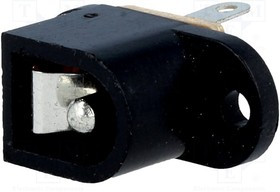 PC-011, Гнездо, питания DC, "папа", 5,5/2,5мм, 5,5мм, 2,5мм, пайка, прямой