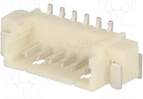 NX1251-06SMS, Гнездо, провод-плата, "папа", 1,25мм, PIN: 6, SMT, 125В, 1А, луженые