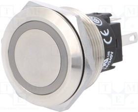 82-6151.2114, Переключатель: антивандальный, Пол: 2, SPDT, 3A/240ВAC, 3A/240ВDC
