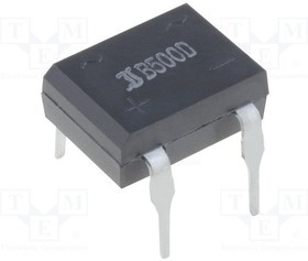 B500D, Rectifier Bridge Diode Single 1KV 1A 4-Pin PDIP Tube