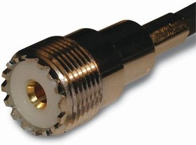 182306, RF Connectors / Coaxial Connectors UHF STRT CRIMP JACK RG-58, LMR-195