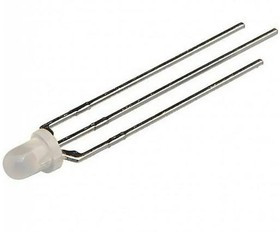 BL-L315EGW, Светодиод 3мм/оранжевый/ 635нм/5-15мкд - зеленый/570нм/ 3-10мкд/белый матовый/60°