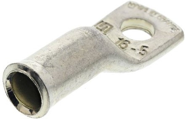 710030-1, XCT Ring Terminal, 5mm Stud Size, 16mm² to 16mm² Wire Size