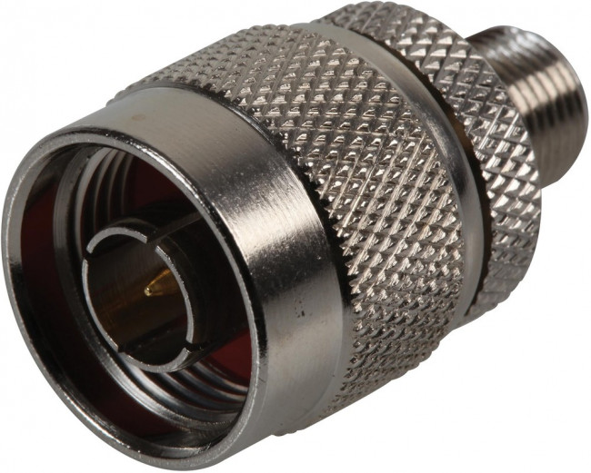 PSG08333, РЧ/Коаксиальный адаптер, N, Штекер, F, Гнездо, Прямой Переходник