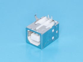 USBB-1J, Разъем USB, тип B, гнездо на плату USBB-1J, Разъем USB, тип B, гнездо на плату