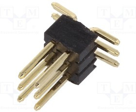 ZL322-2X3P, Штыревой, IDC, "папа", PIN 6, прямой, 1,27мм, SMD, 2x2, позолота ZL322-2X3P, Штыревой, IDC, "папа", PIN 6, прямой, 1,27мм, SMD, 2x2, позолота
