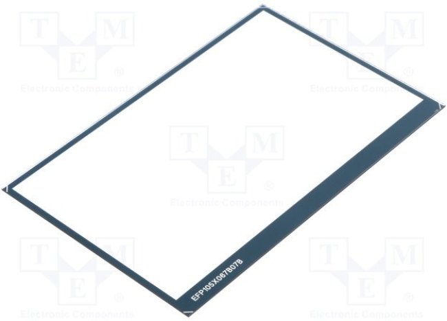 EFP105X067B07A, Аксессуары для дисплеев: экран EMI, 4,3", Темп: -40-85°C EFP105X067B07A, Аксессуары для дисплеев: экран EMI, 4,3", Темп: -40-85°C