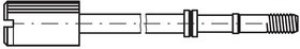 173112-0304, D-Sub Tools &amp; Hardware FCT THMB SCREW M3 53.5