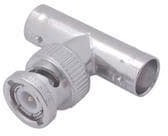 43_BNC-50-0-1/133_NE, Tee 50 RF Adapter BNC Plug to BNC Socket