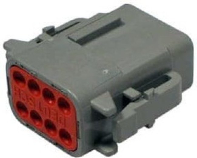 DTM06-08SA, Automotive Connectors 8P DTM PLUG ASM KEY A DTM06-08SA, Automotive Connectors 8P DTM PLUG ASM KEY A