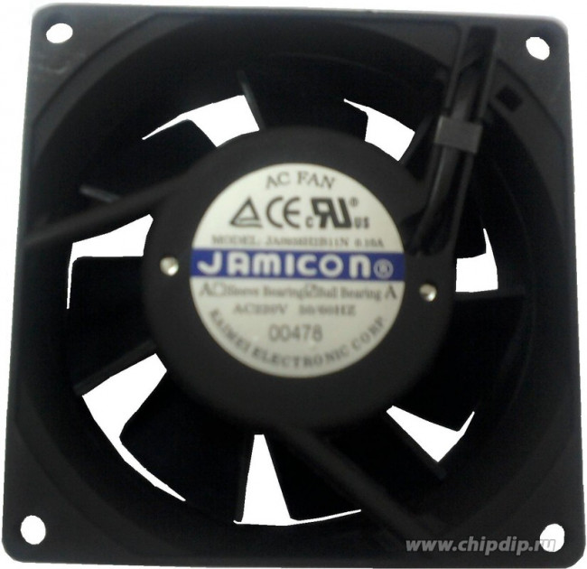 Вентилятор Jamicon JA0938H2BON-T 220v 10w 92x38 Вентилятор Jamicon JA0938H2BON-T 220v 10w 92x38