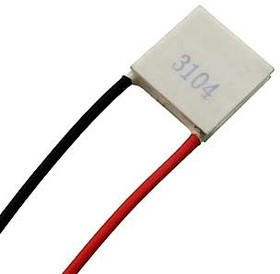 Модуль Пельтье 15x15x3, 3,1В, 4А, 9,8Вт, TEC1-03104
