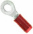 323008, TERMINAL, RING TONGUE, #6, CRIMP, RED 323008, TERMINAL, RING TONGUE, #6, CRIMP, RED