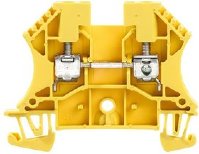 1020120000, WDU Series Yellow Standard Din Rail Terminal, 4mm², Single-Level, Screw Termination, ATEX 1020120000, WDU Series Yellow Standard Din Rail Terminal, 4mm², Single-Level, Screw Termination, ATEX