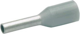 47010, Наконечник штыревой втулочный изолированный серый 0,75 мм²