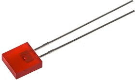 HLMP-0301, 1.9 V Red LED Rectangular Through Hole, HLMP-0301 HLMP-0301, 1.9 V Red LED Rectangular Through Hole, HLMP-0301