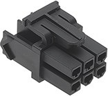 172708-0014, Conn Housing RCP 14 POS 4.2mm Crimp ST Cable Mount Black Mini-Fit Jr Bag 172708-0014, Conn Housing RCP 14 POS 4.2mm Crimp ST Cable Mount Black Mini-Fit Jr Bag