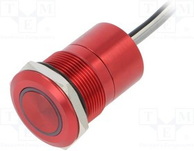 BG-MC22LORRG, Переключатель: емкостный, Пол: 2, SPST-NO, 0,01A/12ВDC, IP68, 20мОм