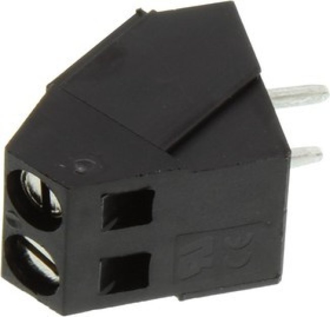39890-0402, Fixed Terminal Blocks 5.00MM LOW PROFILE 35 D ANGLE 2 CKT