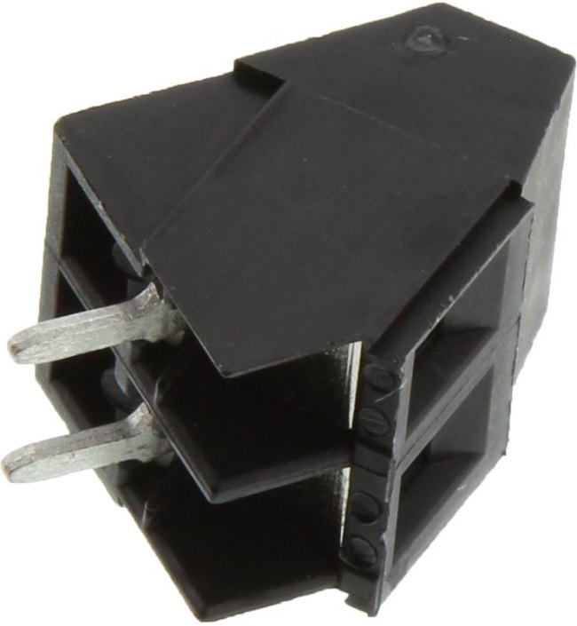 39890-0402, Fixed Terminal Blocks 5.00MM LOW PROFILE 35 D ANGLE 2 CKT