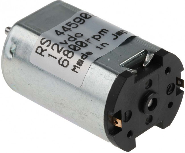 DN22M-12, Brushed DC Motor, 1.3 W, 12 V dc, 2.45 mNm, 5400 rpm, 2mm Shaft Diameter