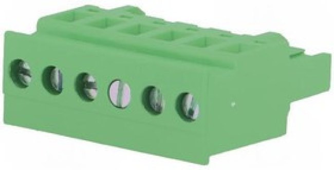 2EDGKA-5.08- 06P-14-00A(H), Разъемный клеммный блок 6 контактов шаг 5.08мм