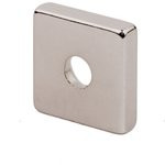 Неодимовый магнит прямоугольник 12х12х3 мм с зенковкой 3/6 мм