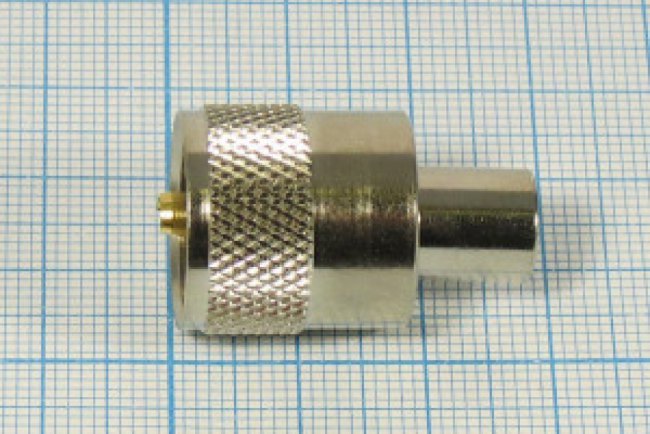Разъем UHF вилка, RG6, вкручиваемый, короткий Разъем UHF вилка, RG6, вкручиваемый, короткий