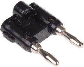 BU-00247-0, Black Male Banana Plug BU-00247-0, Black Male Banana Plug