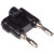 BU-00247-0, Black Male Banana Plug BU-00247-0, Black Male Banana Plug