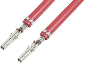 215341-2104, Rectangular Cable Assemblies MINI-FIT JR. F-S 300MM 20 AWG RD Sn