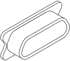 MD051RP, D-Sub MIL Spec Connectors Rugged Plug Dust Cover 51P 3 Row ESD MD051RP, D-Sub MIL Spec Connectors Rugged Plug Dust Cover 51P 3 Row ESD