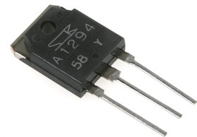 2SA1294 Y, Биполярный транзистор, PNP, 230 В, 15 А, 130 Вт, (Комплементарная пара 2SC3263), Транзистор
