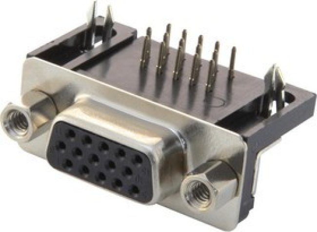 618015330923, Разъем D Sub, высокой плотности, High Density, Гнездо, Серия R/A PCB Mount D Sub, 15 контакт(-ов) 618015330923, Разъем D Sub, высокой плотности, High Density, Гнездо, Серия R/A PCB Mount D Sub, 15 контакт(-ов)