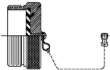 660-024B11H3-01, Connector Accessories Receptacle Protective Cover Straight Aluminum Olive Drab Cadmium