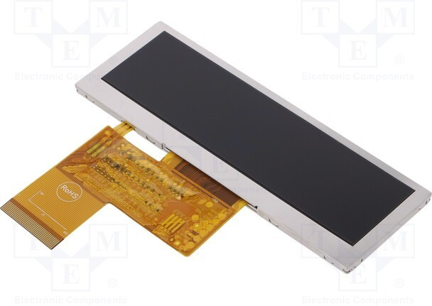 RFS390B-AZW-DNN, Дисплей: TFT, 3,9", 480x128, Подсвет: LED, Разм: 105,5x37x3,05мм